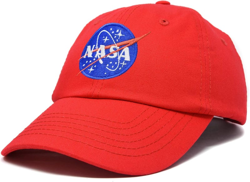 DALIX NASA Embroidered Mens Womens Cotton Dad Hat Baseball Cap Adjustable - Image 4
